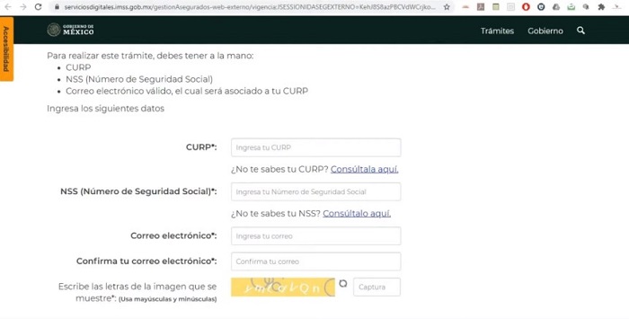 como consultar si estás vigente en IMSS