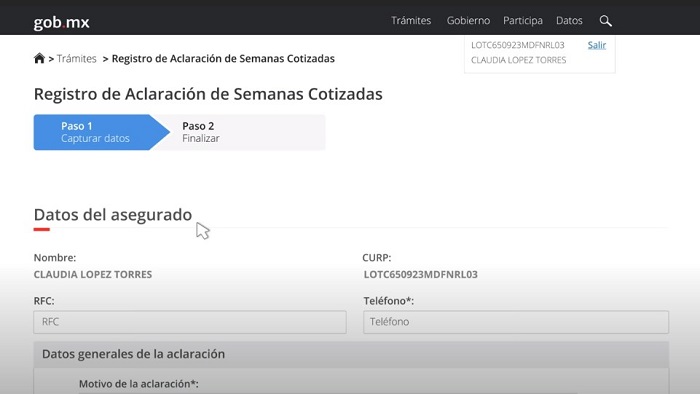 Semanas Cotizadas